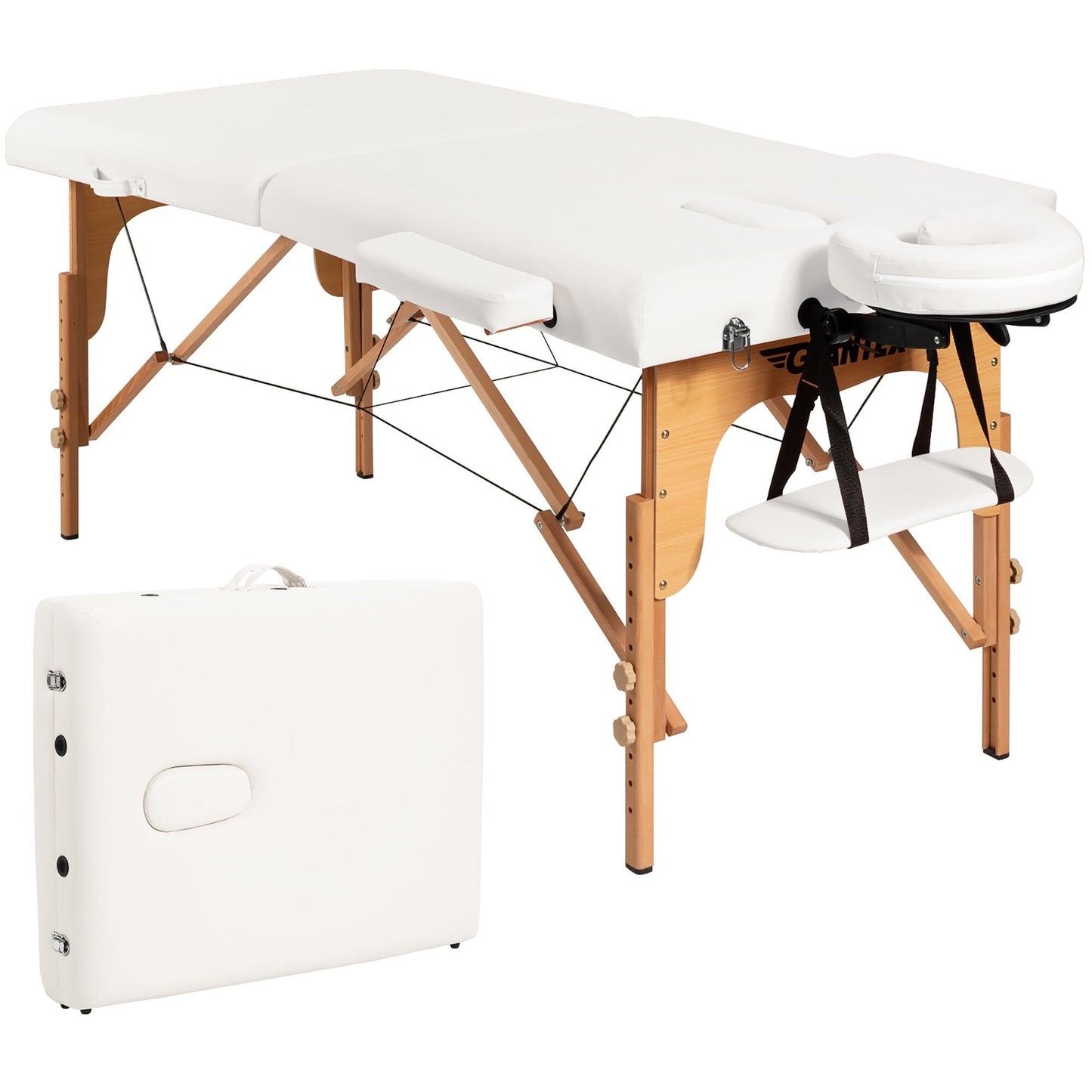 Table de massage portable 84''L réglable pour le visage, le spa et le tatouage avec transport