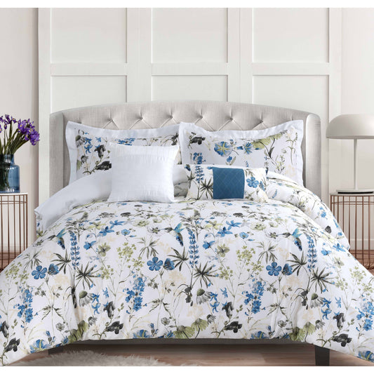 Ensemble de couette surdimensionnée Amalfi 5 pièces en coton 300 fils