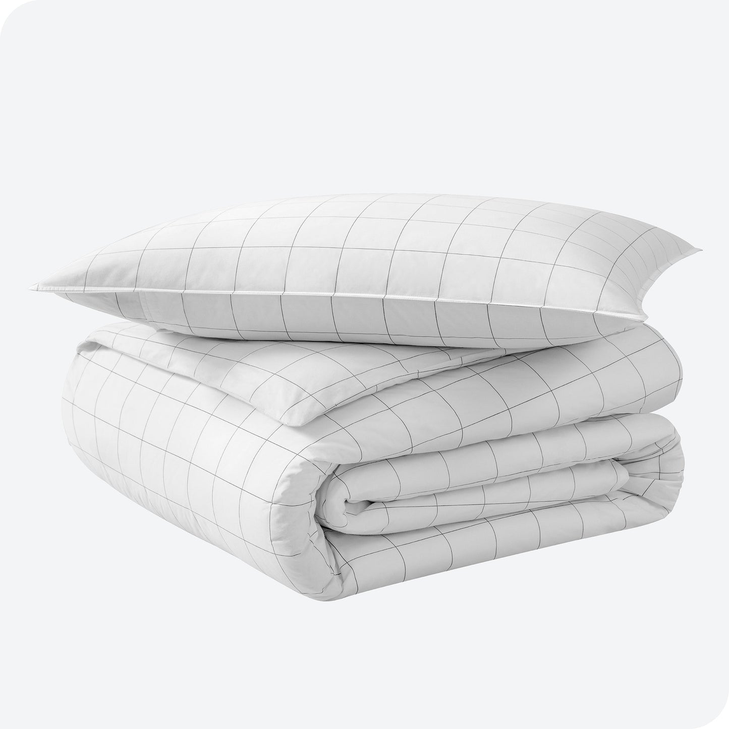 Parure de lit Bare Home en percale de coton biologique