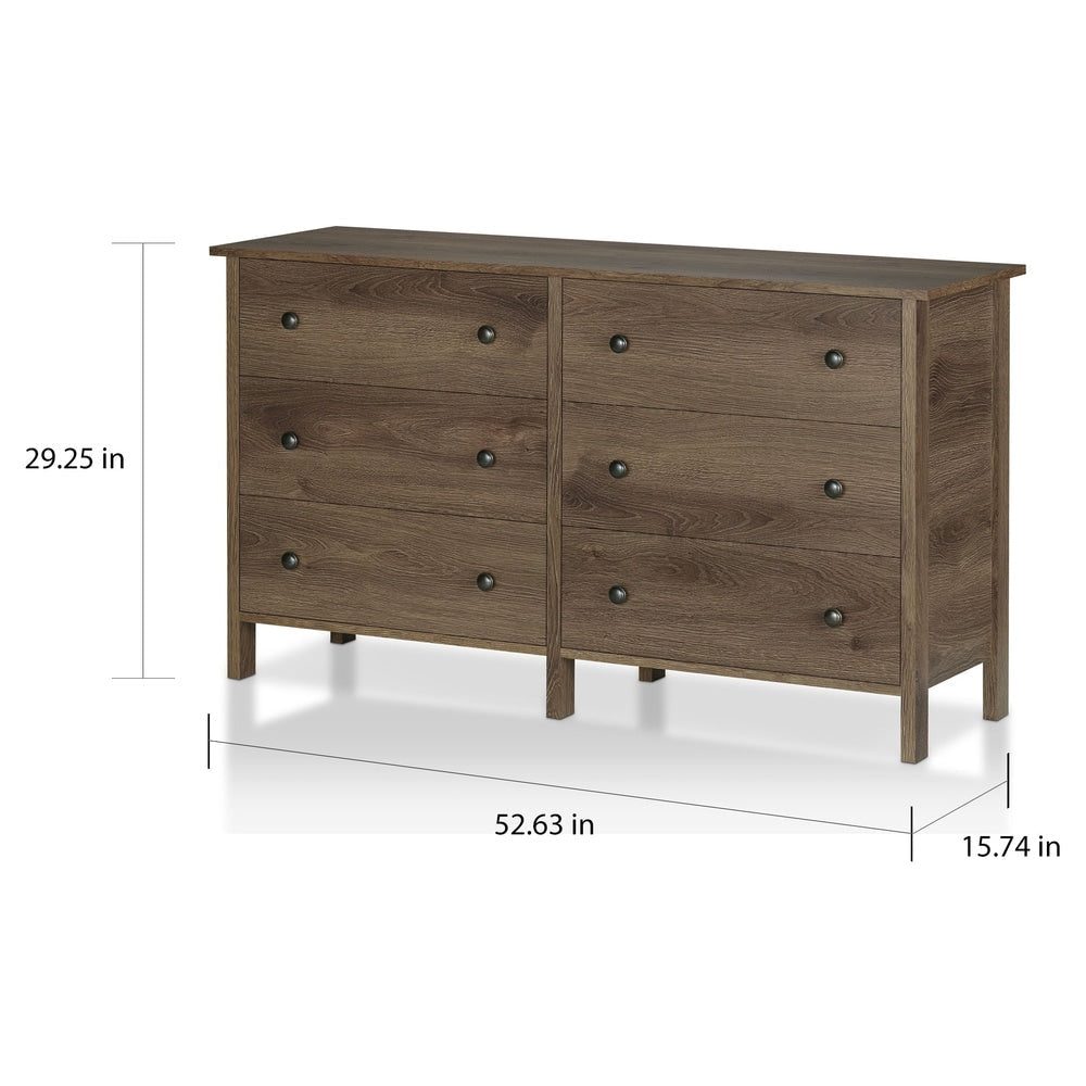 Commode de rangement Mulgrew en noyer rustique par Carbon Loft