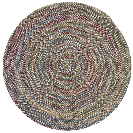 Tapis rond tressé rustique Worley de Colonial Mills