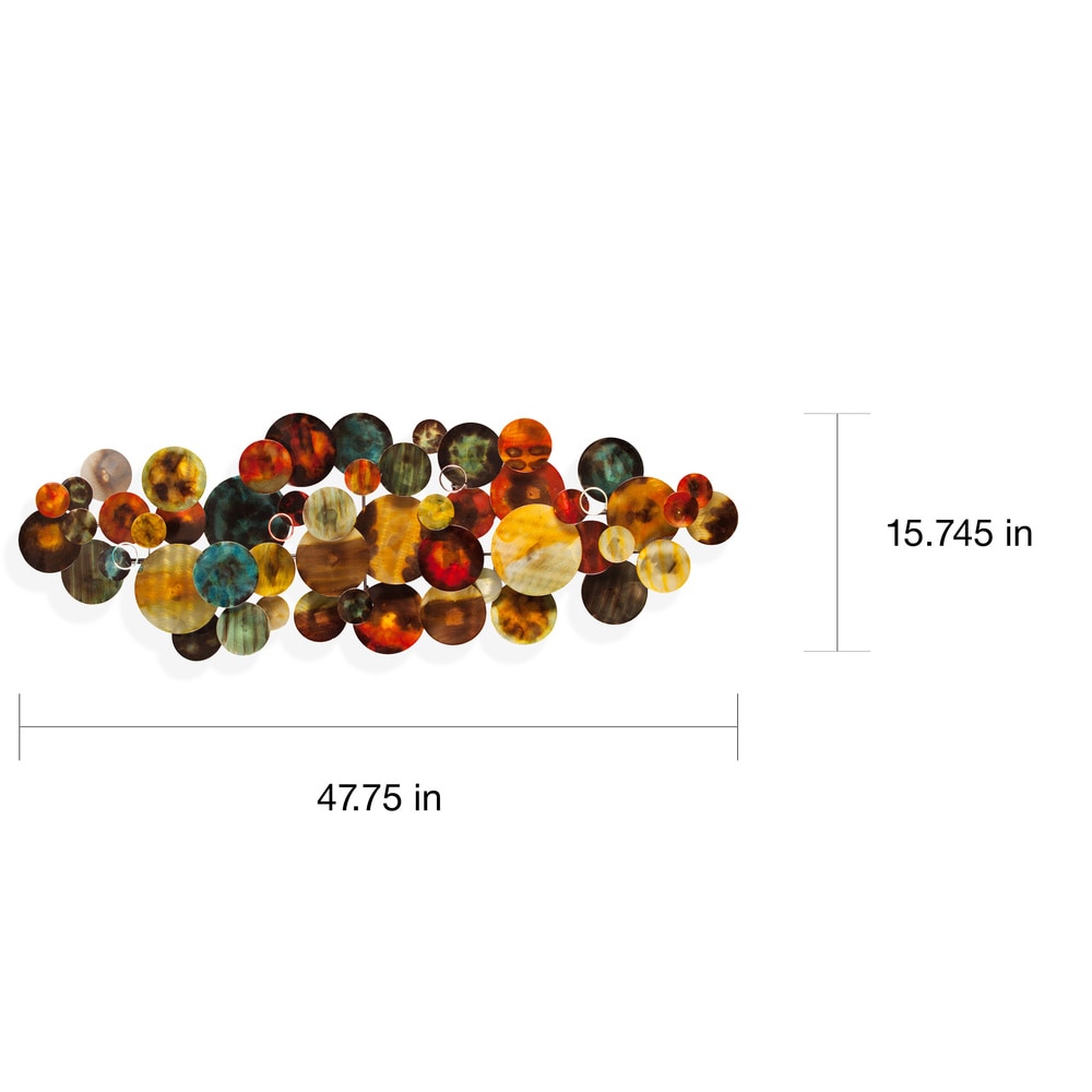 Sculpture murale en métal Hightower de SEI Furniture