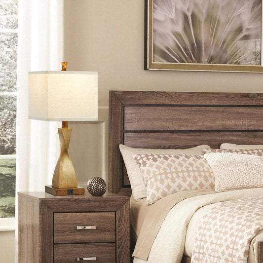 Lampe de table tactile KAWOTI 22'' avec ports USB et ampoules (lot de 2)