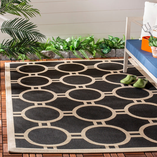 Tapis de jardin imperméable SAFAVIEH Courtyard Nira pour intérieur/extérieur