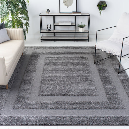 Tapis SAFAVIEH Florida Shag Antigoni Border de 3 cm d'épaisseur