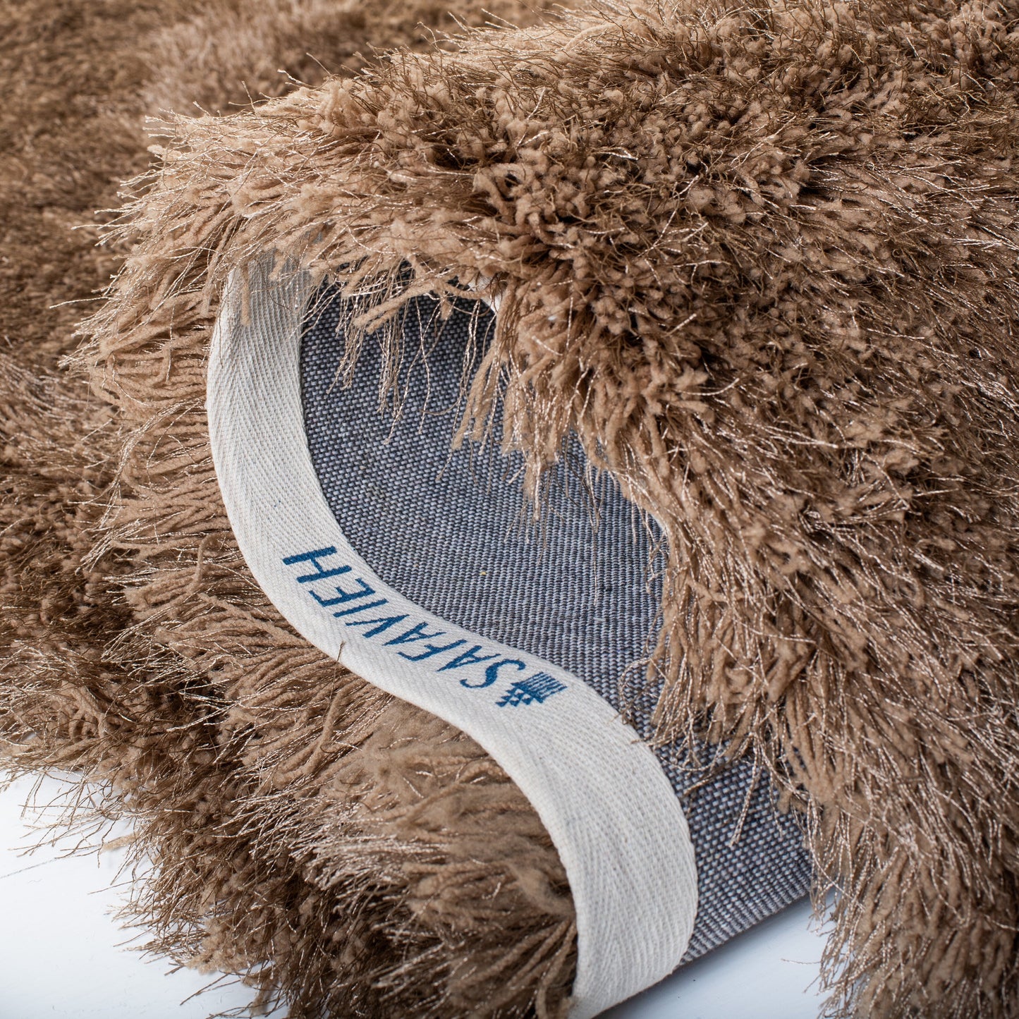 Tapis SAFAVIEH Fiona Shag Djenka fait main, épaisseur 7,6 cm