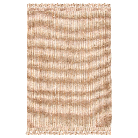 Tapis SAFAVIEH Mirnesa en jute naturel fait main avec franges