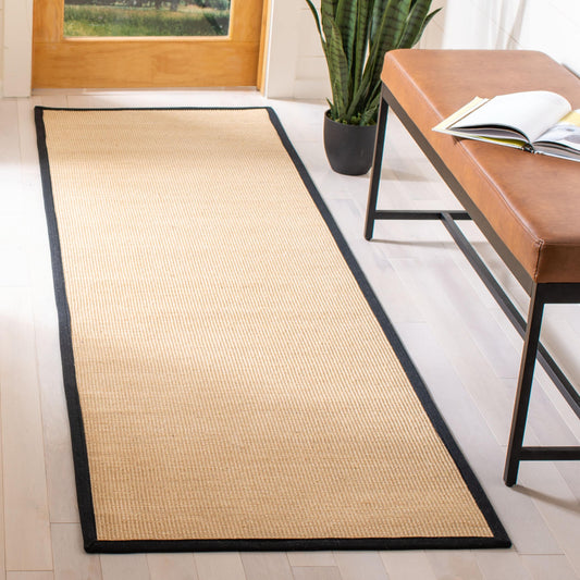 Tapis en sisal SAFAVIEH en fibres naturelles, bordure décontractée Alleen