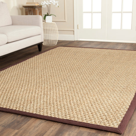 Tapis SAFAVIEH en fibres naturelles Zymryd tissées en jonc de mer