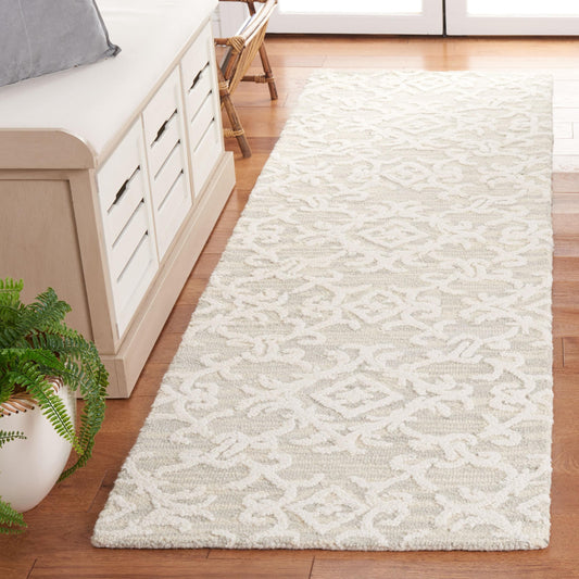 SAFAVIEH, Tapis en laine moderne à motif floral Blossom Vesela, fait main