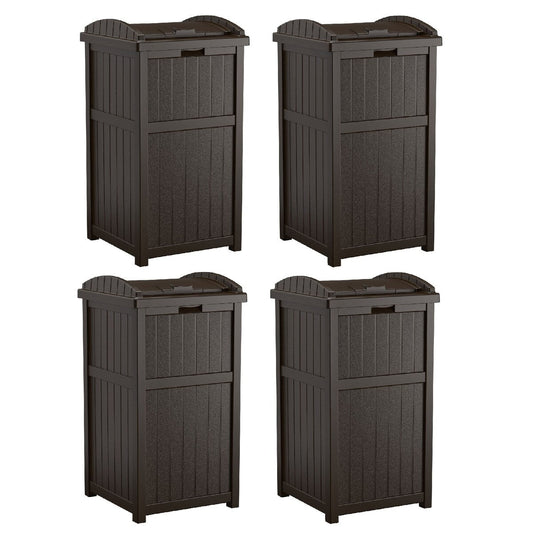 Poubelles Suncast Hideaway de 30 gallons pour l'extérieur et le cyberespace