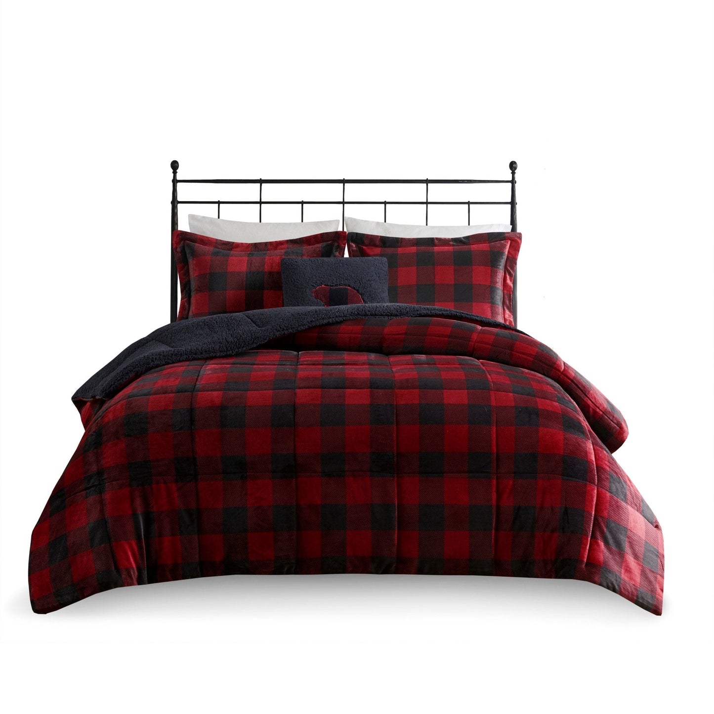 Ensemble de couette Woolrich Alton Plush to Sherpa en duvet synthétique