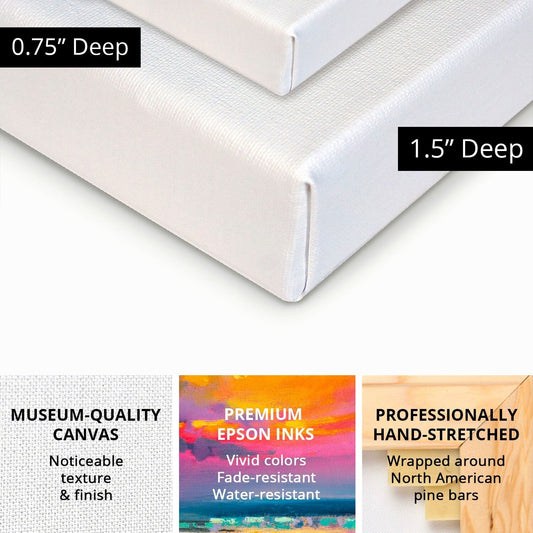 Impression sur toile iCanvas « Prise à marée basse I » de Carol Robinson