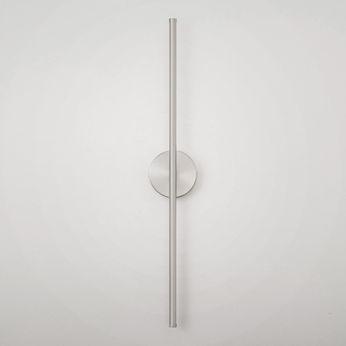 Applique murale LED linéaire moderne à 1 lumière, noire/dorée/nickel, à intensité variable, pour salle de bain.