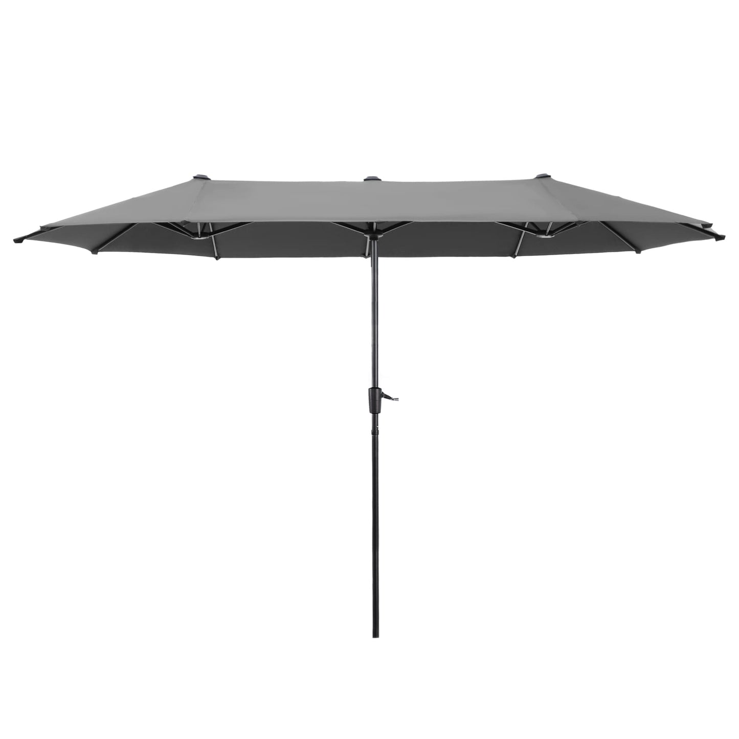 Parasol de terrasse double face extra large de 4 m (13 pi) avec manivelle, MAISON ARTS