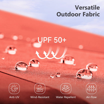 Parasol de terrasse double face extra large de 4 m (13 pi) avec manivelle, MAISON ARTS