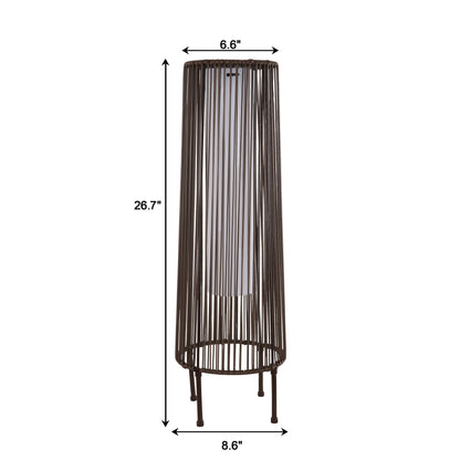 Lot de 2 lampadaires solaires d'extérieur