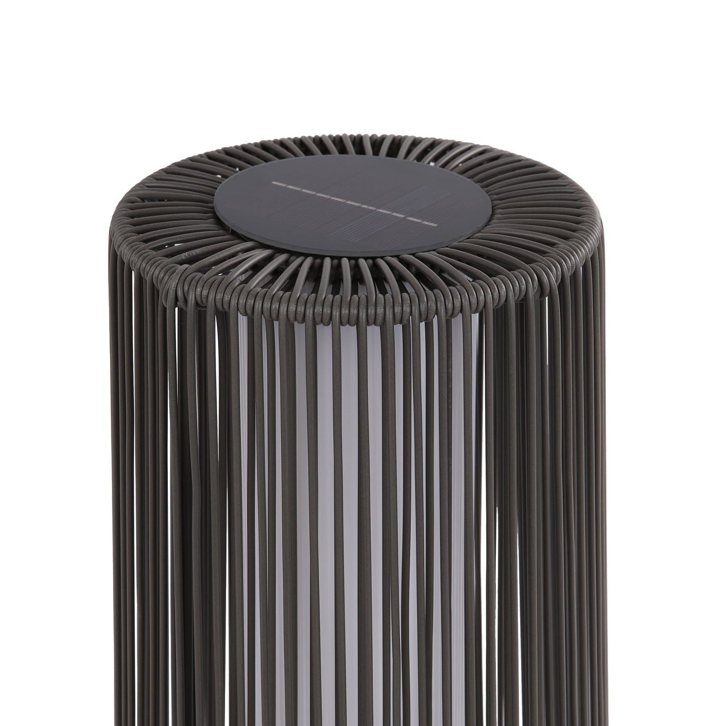 Lot de 2 lampadaires solaires d'extérieur