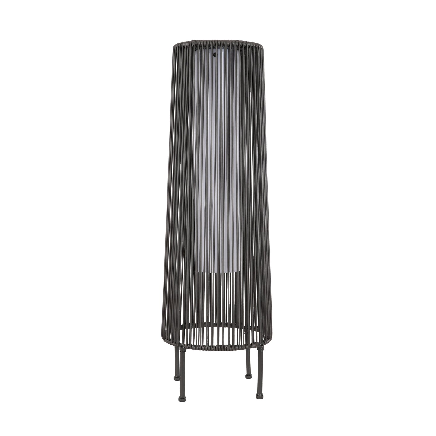 Lot de 2 lampadaires solaires d'extérieur