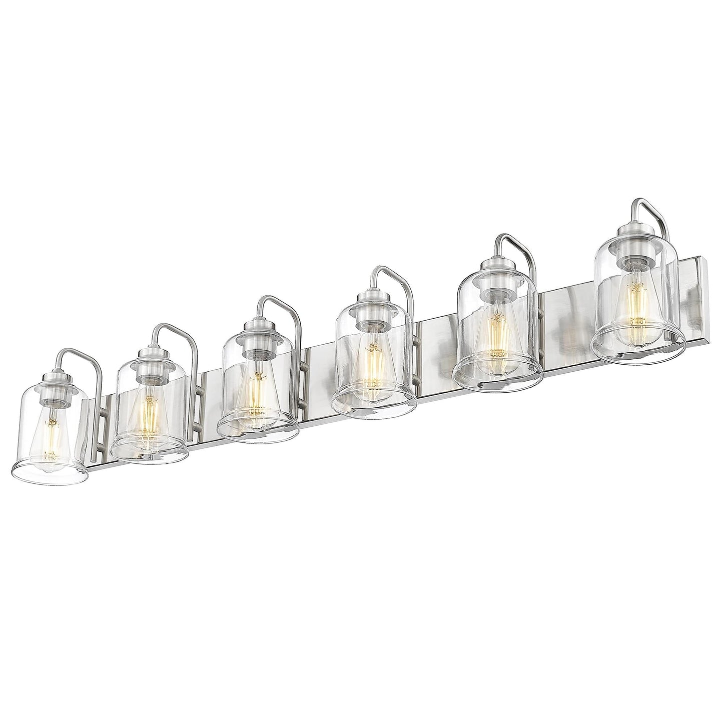 Appliques murales modernes à 3/4/5/6 lumières au-dessus du miroir pour salle de bain