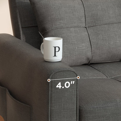 Canapé-lit 3 en 1 réglable, canapé-lit gigogne, convertible et pliable pour salon