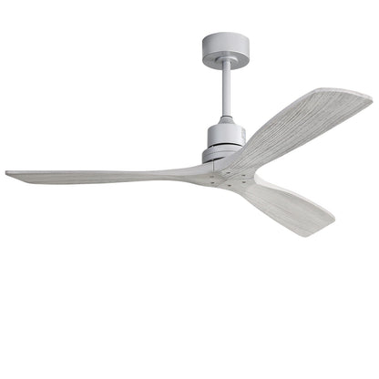 Ventilateur de plafond d'intérieur en bois Sofucor 52 avec télécommande et éclairage intégré en option