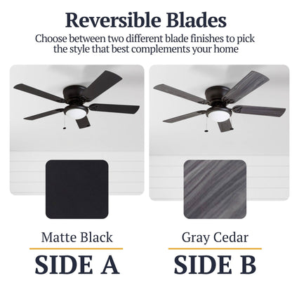 Ventilateur de plafond intérieur traditionnel Prominence Home Benton 52 avec éclairage LED et chaînettes