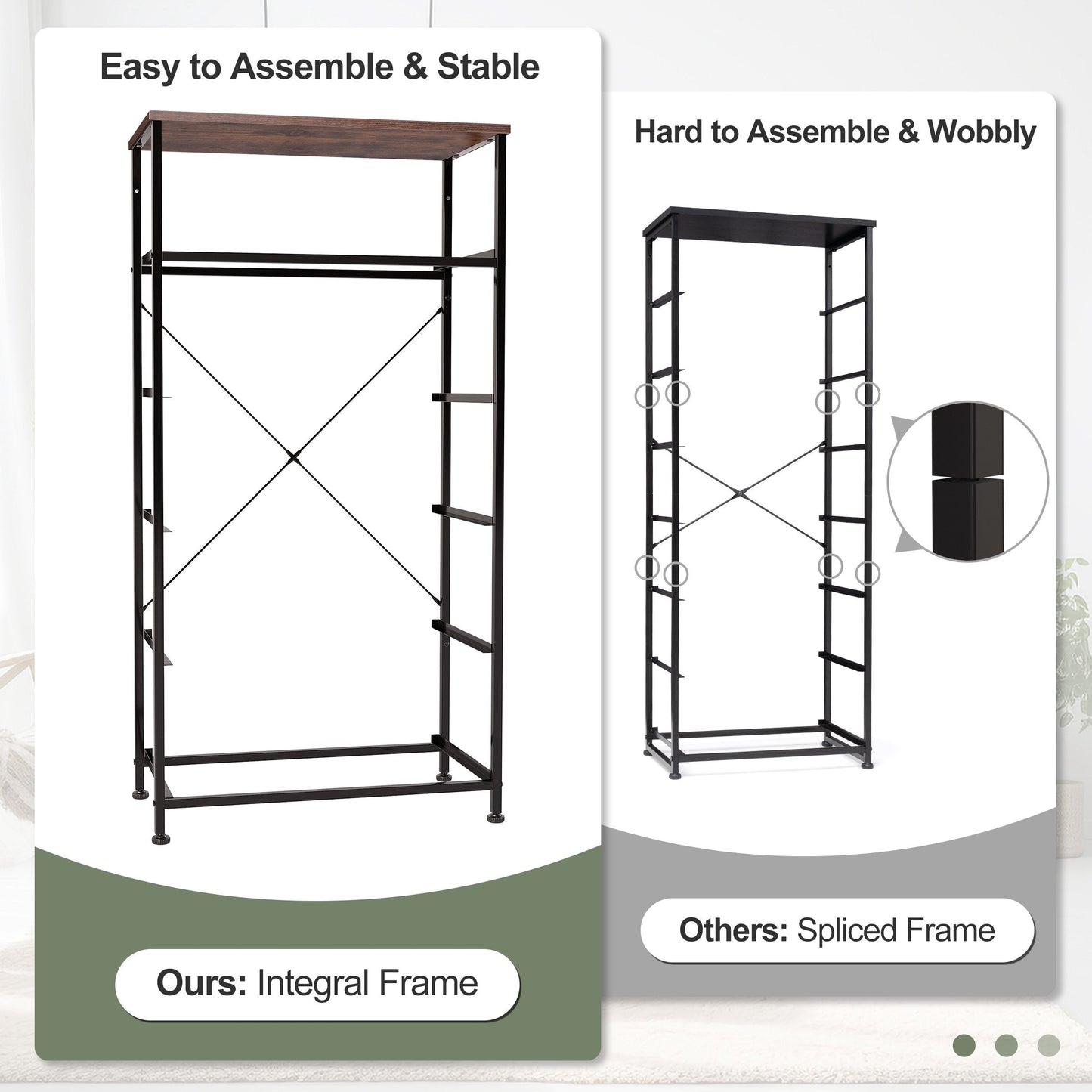 Commode verticale à 6 tiroirs de rangement par Crestlive Products