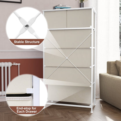 Commode verticale à 6 tiroirs de rangement par Crestlive Products