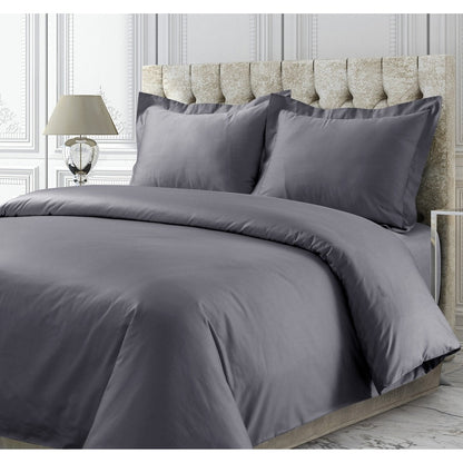 Housse de couette surdimensionnée en satin de coton 750 fils