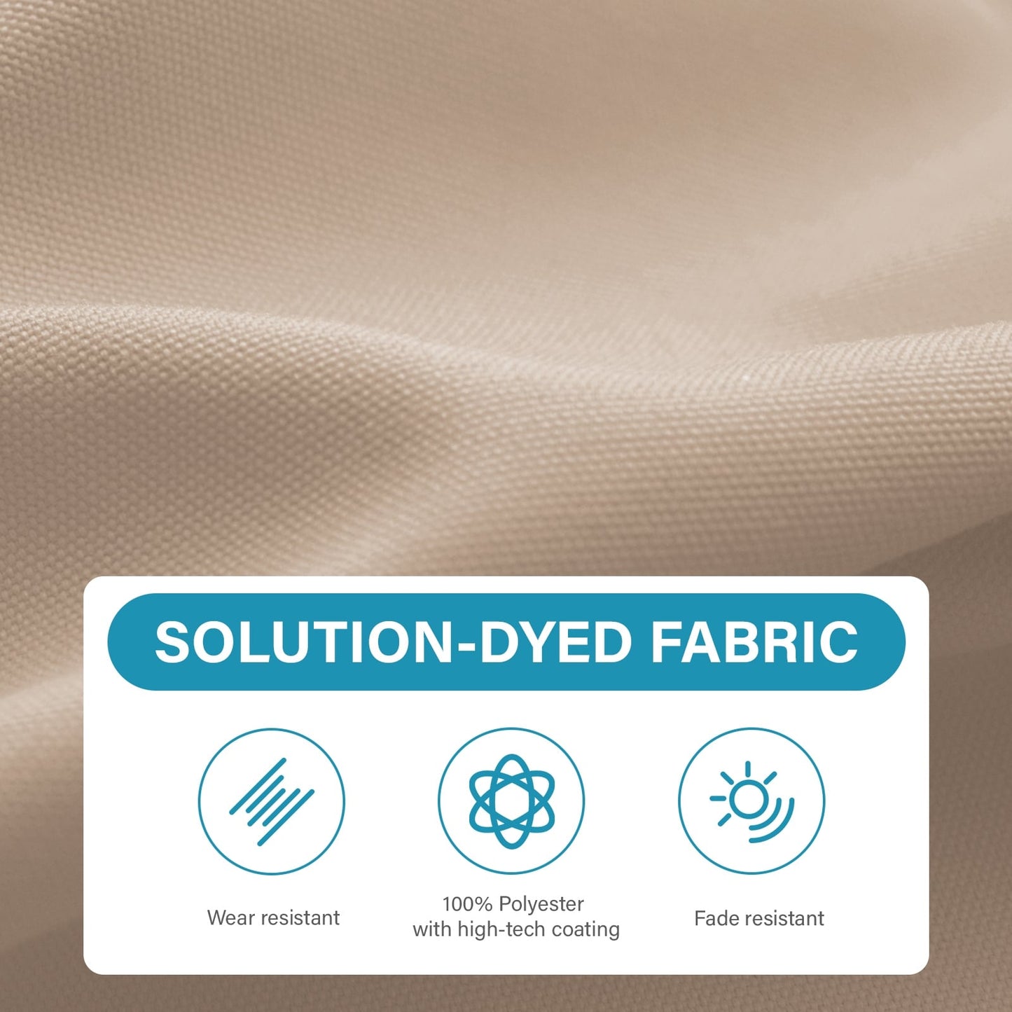 Parasol rectangulaire de terrasse 2,4 x 3 m avec manivelle et inclinaison, résistant aux UV