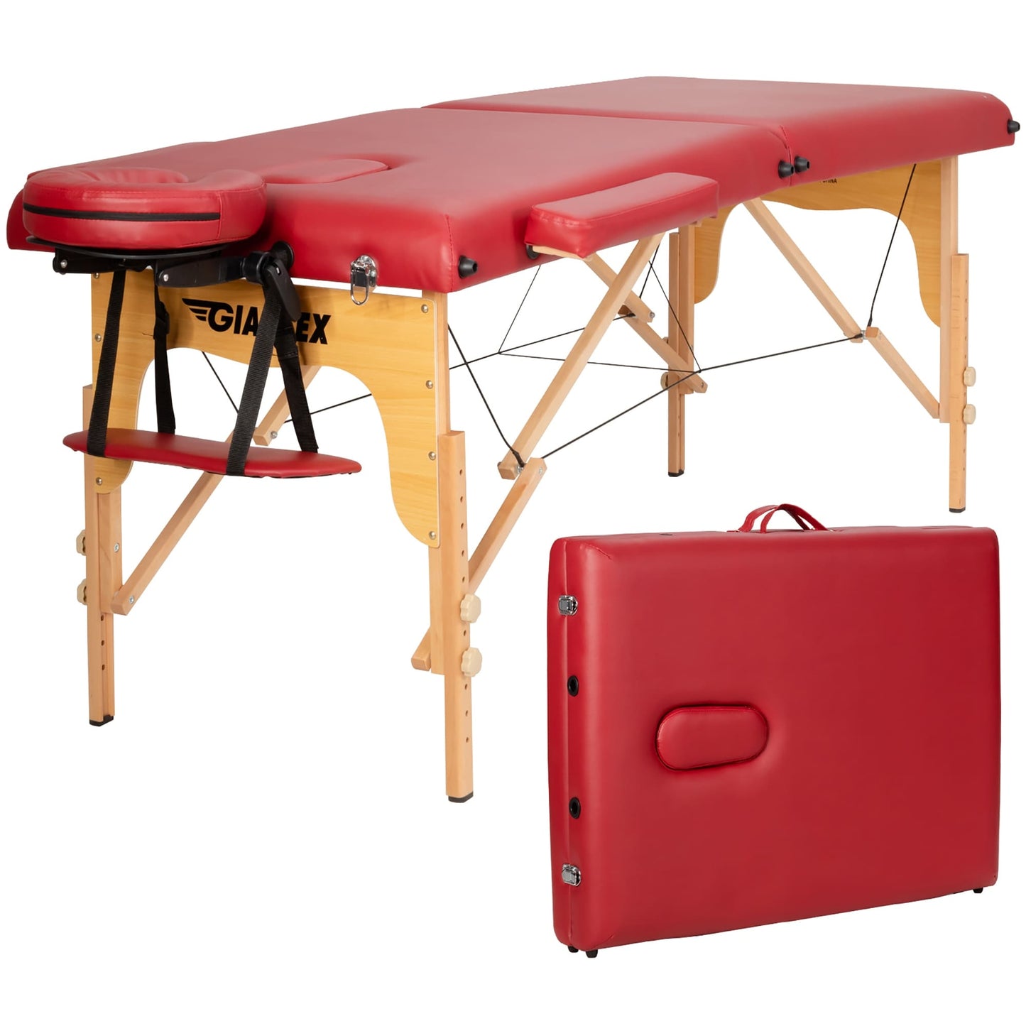 Table de massage portable 84''L réglable pour le visage, le spa et le tatouage avec transport