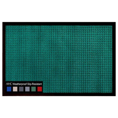 Tapis de porte A1HC neuf, durable et polyvalent, en caoutchouc polypropylène, pour usage intérieur et extérieur, toutes saisons.
