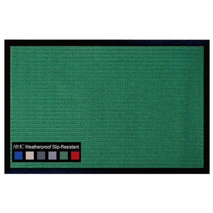 Tapis de porte A1HC neuf, durable et polyvalent, en caoutchouc polypropylène, pour usage intérieur et extérieur, toutes saisons.