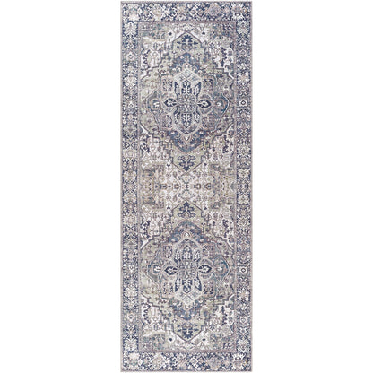 Tapis imprimé médaillon vintage Livabliss Adenia