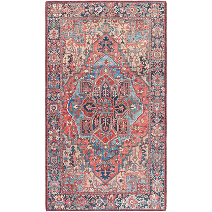 Tapis imprimé médaillon vintage Livabliss Adenia
