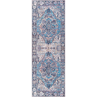 Tapis imprimé médaillon vintage Livabliss Adenia
