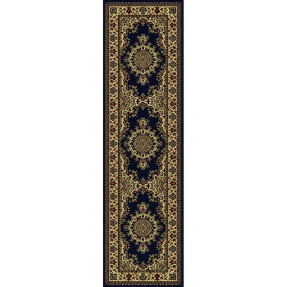 Tapis de sol Admire Home Living Caroline à médaillon traditionnel