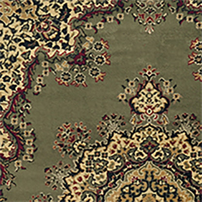 Tapis de sol Admire Home Living Caroline à médaillon traditionnel