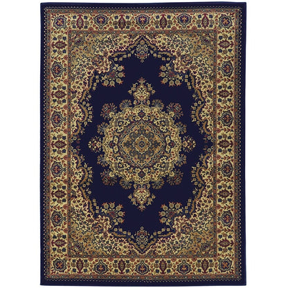 Tapis de sol Admire Home Living Caroline à médaillon traditionnel
