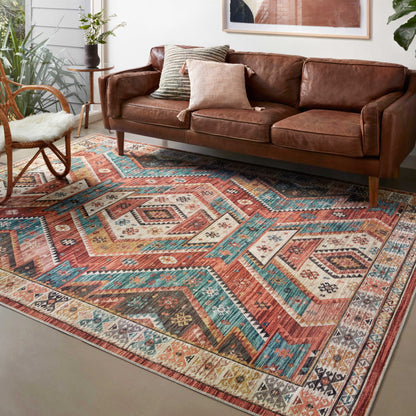 Tapis Alexander Home Escalante à motifs aztèques du Sud-Ouest