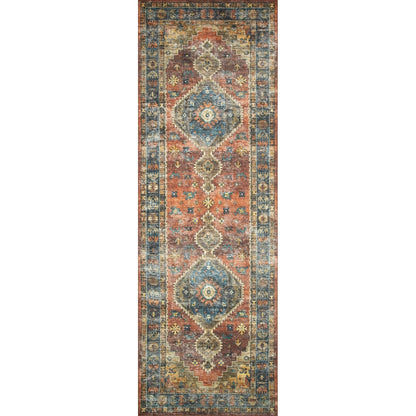 Tapis Alexander Home Leanne à imprimé aztèque vintage transitionnel