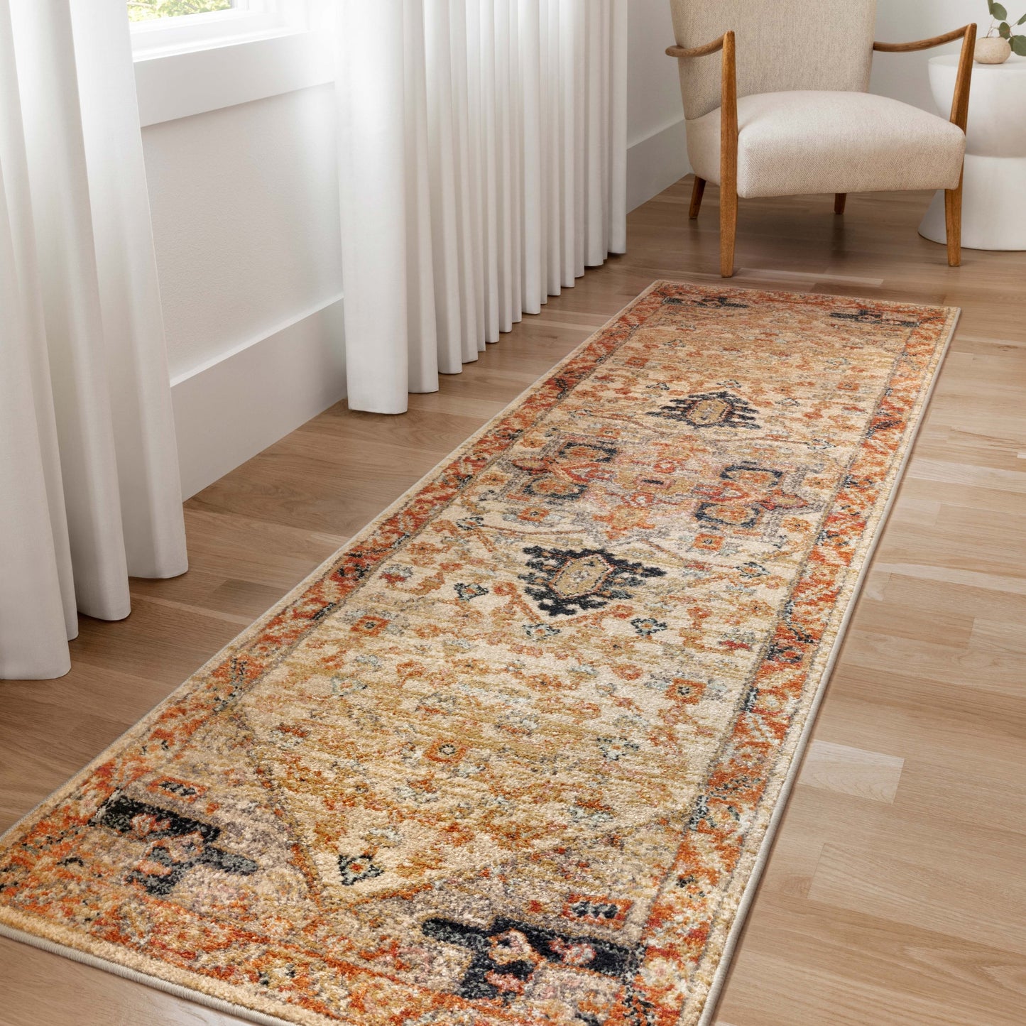 Tapis Alexander Home Luxe style bohème vieilli et patiné
