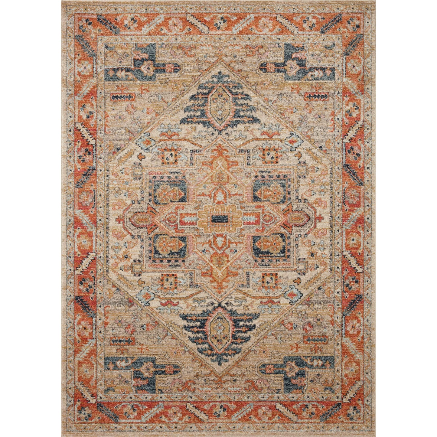 Tapis Alexander Home Luxe style bohème vieilli et patiné
