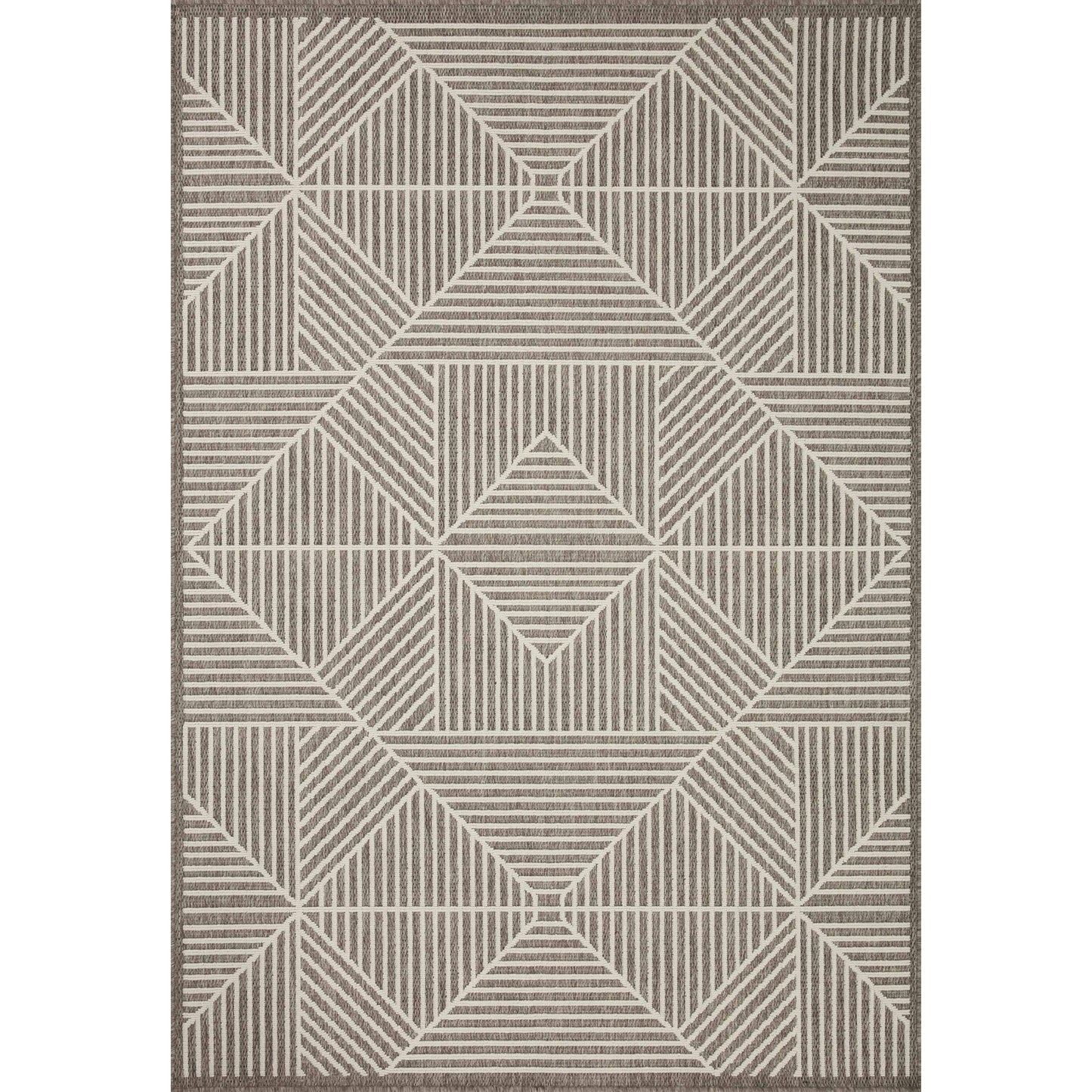 Tapis d'intérieur/extérieur moderne géométrique Renee d'Alexander Home