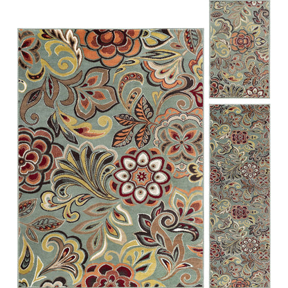 Tapis d'intérieur Decora Farmhouse à motif floral