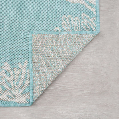 Tapis d'intérieur/extérieur Exo Coastal Graphic Print
