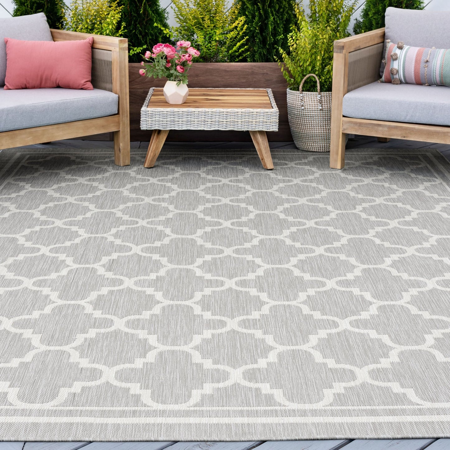Tapis d'intérieur/extérieur Exo Coastal Geometric