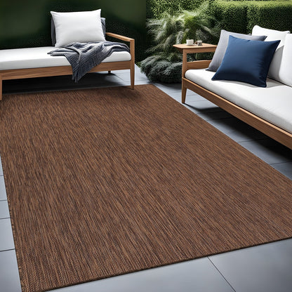 Tapis Aloha lavable uni pour intérieur/extérieur, terrasse, salon