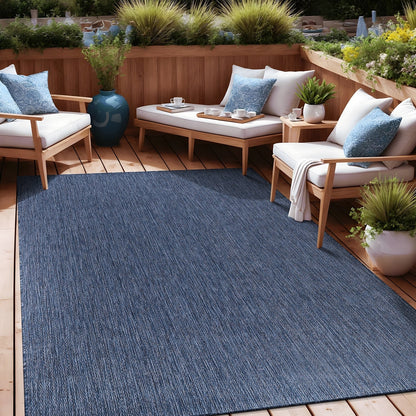 Tapis Aloha lavable uni pour intérieur/extérieur, terrasse, salon
